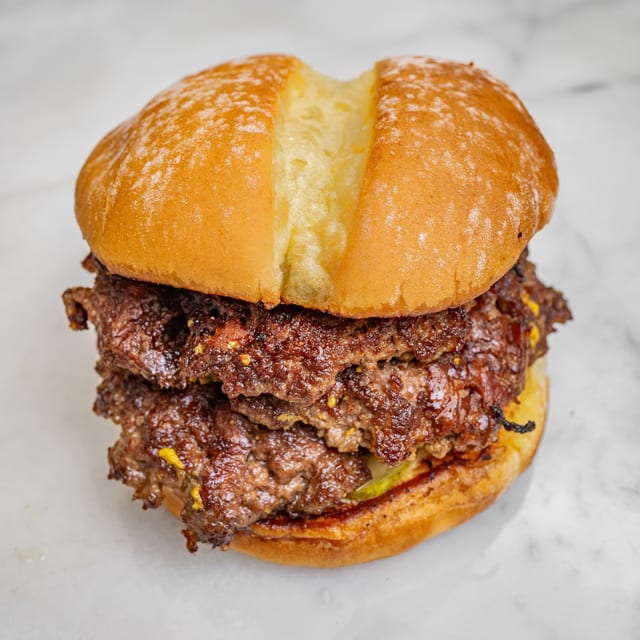 Triple Hamburger.