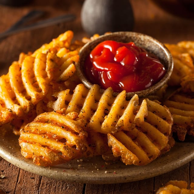 Waffle Potato Fries.